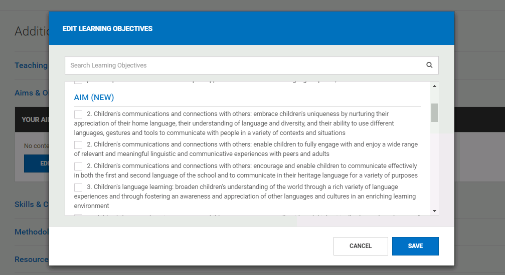 New Language Curriculum Added